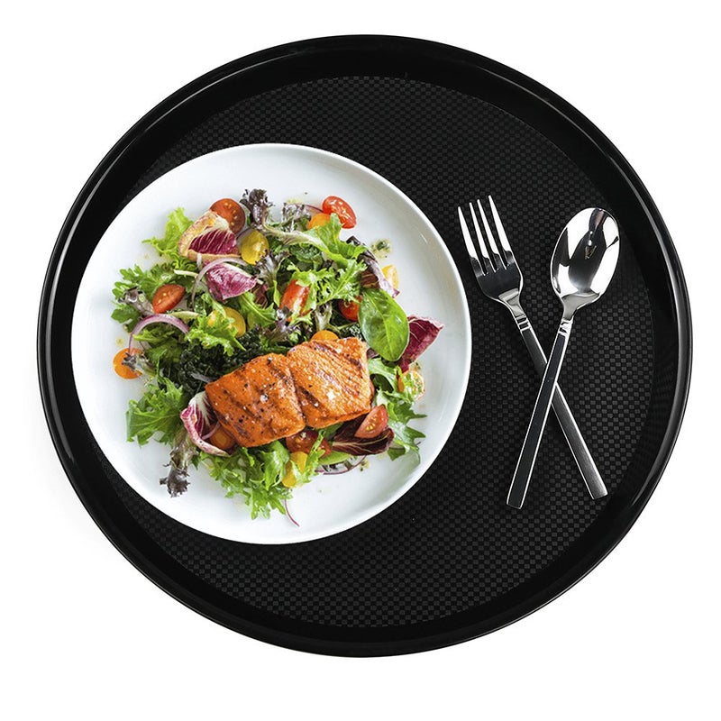 Ramddy Black Round Serving Trays, Set of 4 - Image 3